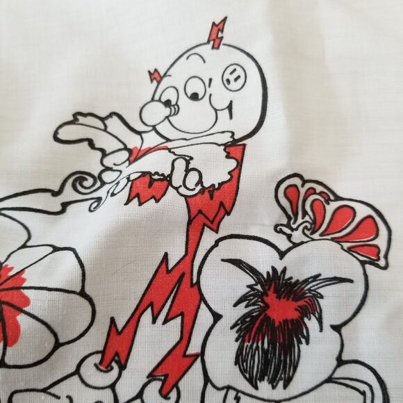 Vintage Reddy Kilowatt decorated Apron - Picture 4 of 10